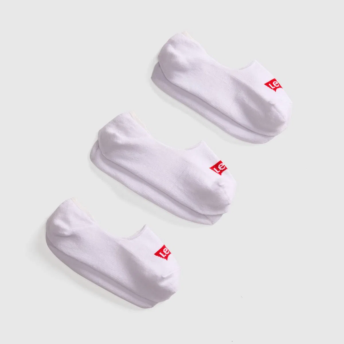 Низкие носки (3 шт.) Levi's, White