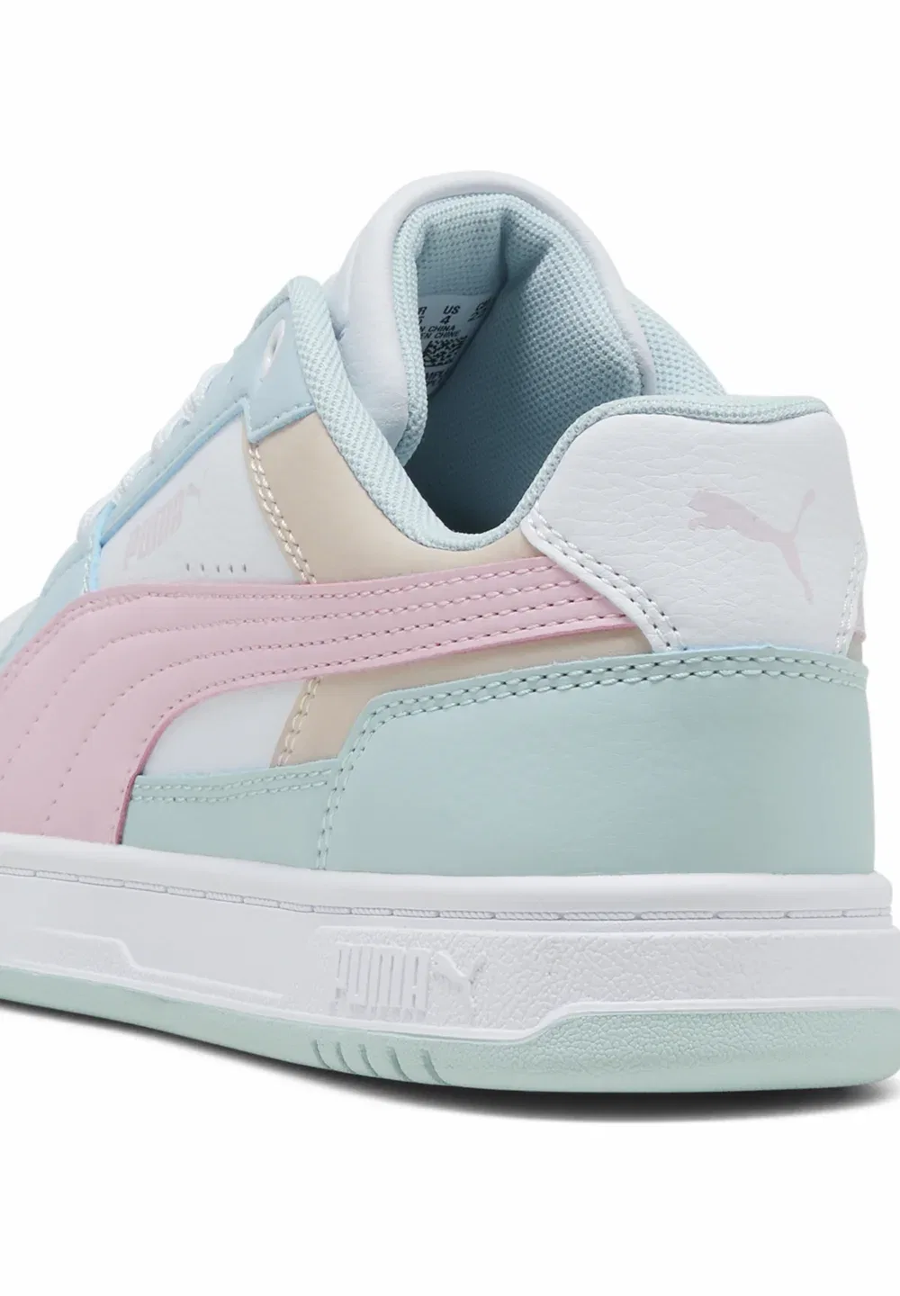 Caven iii block jr унисекс - кроссовки Puma, Aqua Glow-Powder Pink-Puma White — фото 4