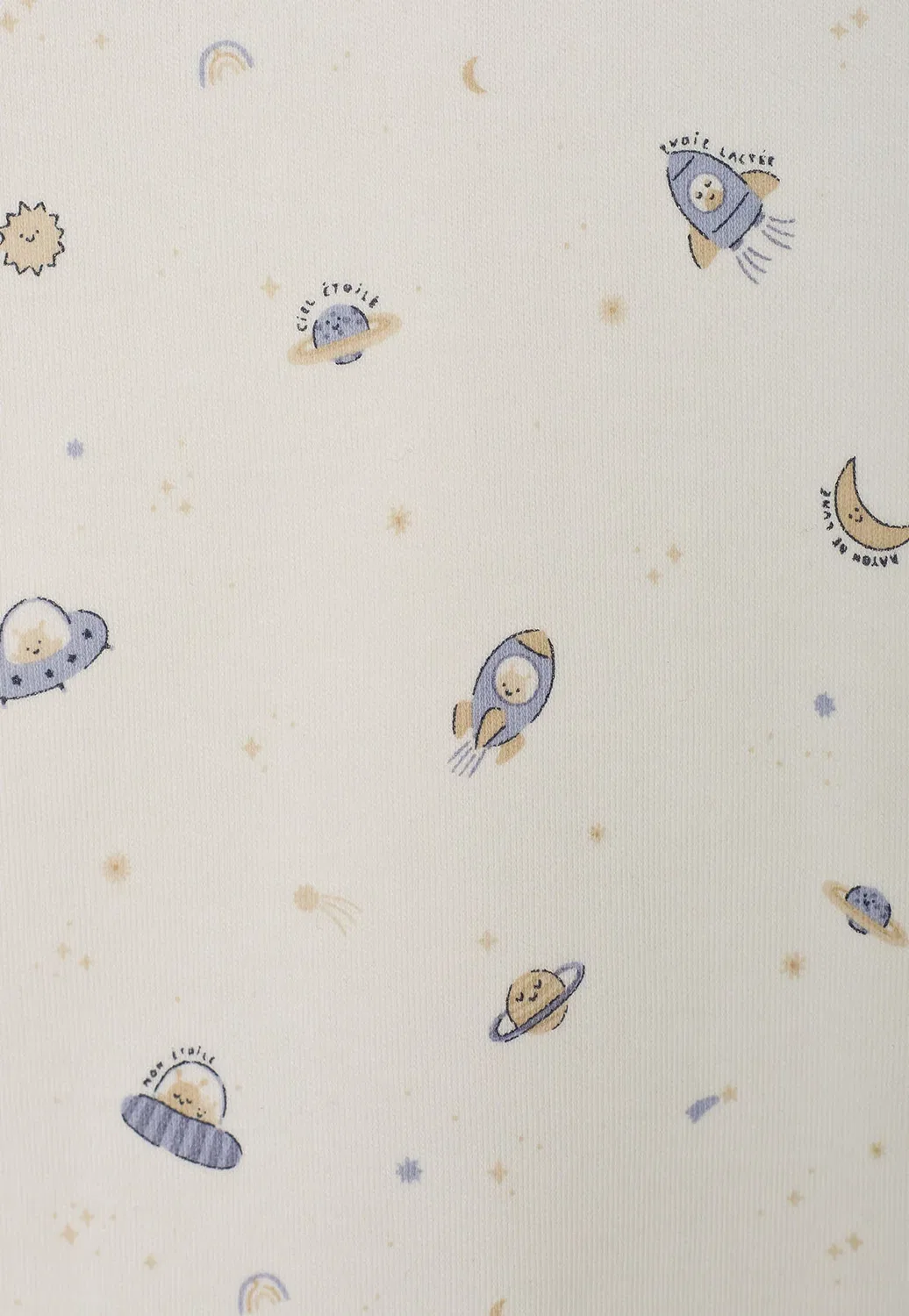 2Er-Pack baby schlafanzüge mit weltall- und sternen-motiven - комбинезон для сна Vertbaudet, Himmelblau — фото 3