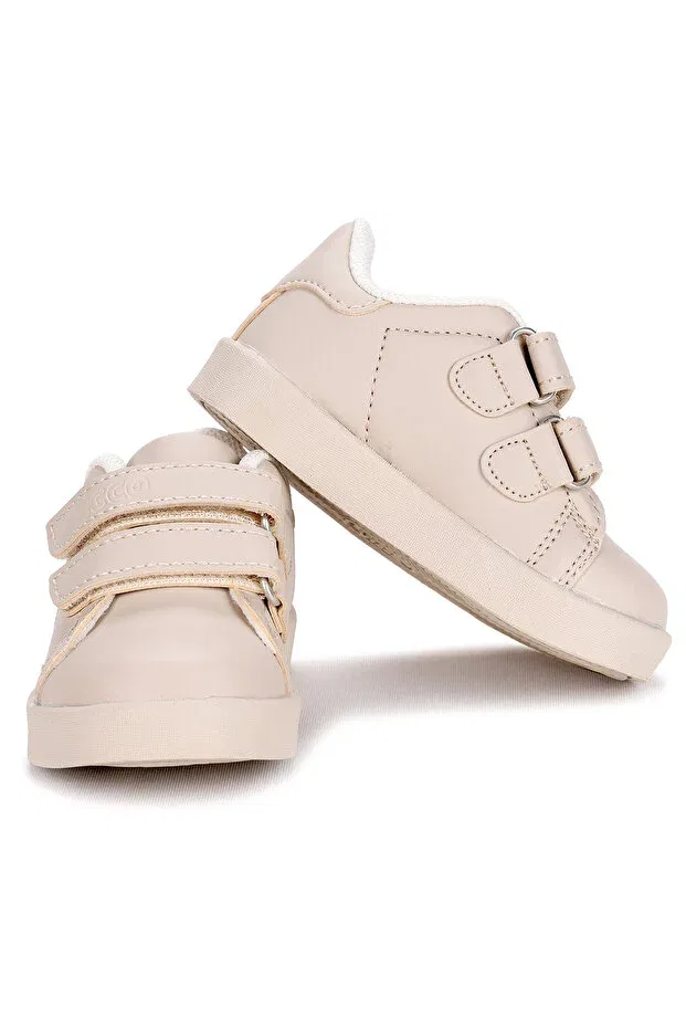 Детские повседневные туфли для девочек на плоском ходу Vicco, Beige — фото 2