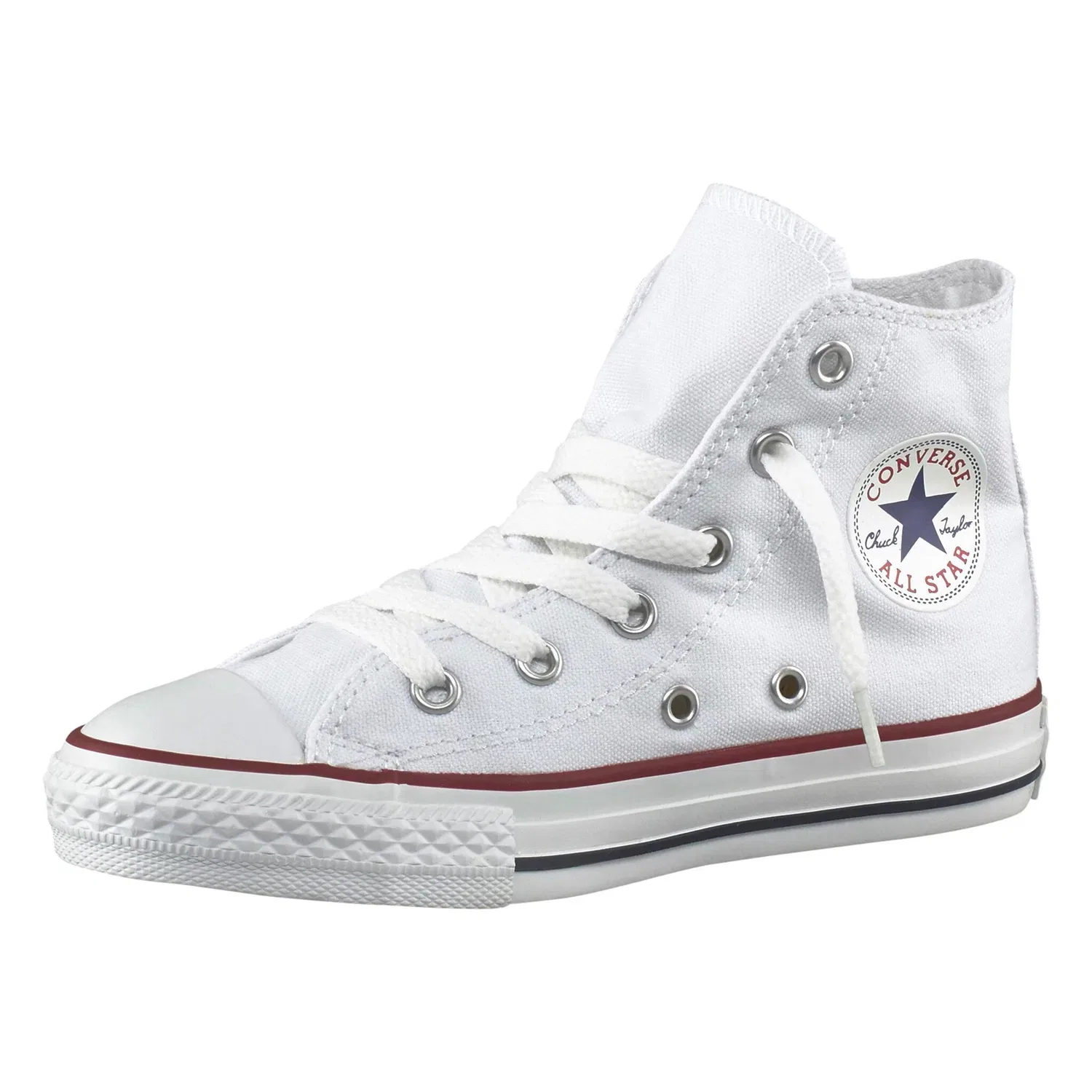 Детские кеды на шнуровке высокие Converse, White