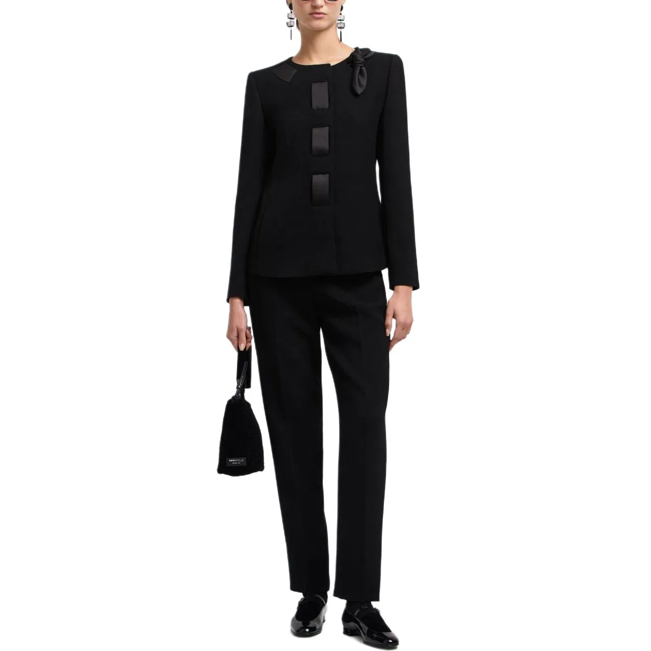 Женское пальто Emporio Armani, Black — фото 4