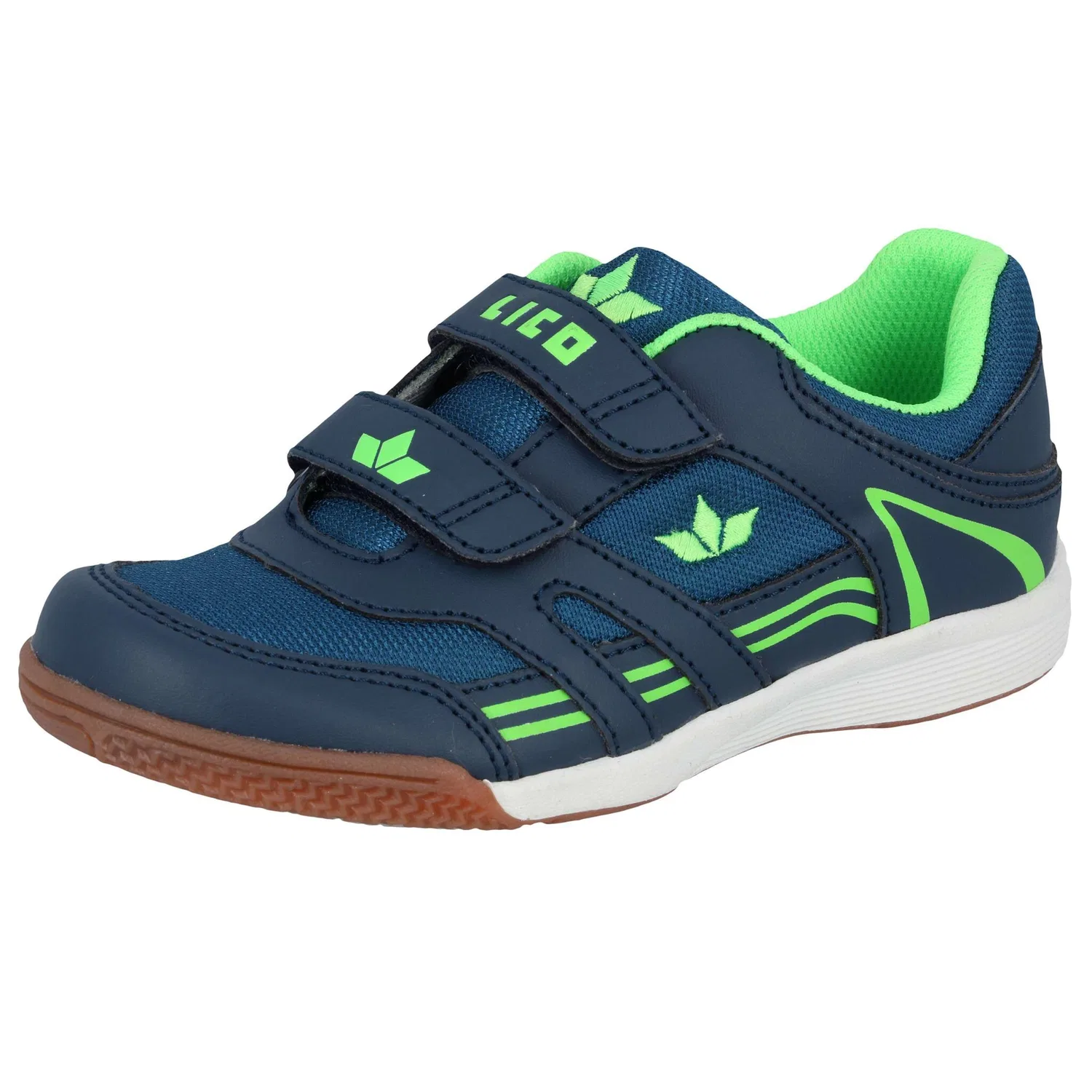 Детские спортивные кроссовки с липучками Active Indoor V Lico, Blue