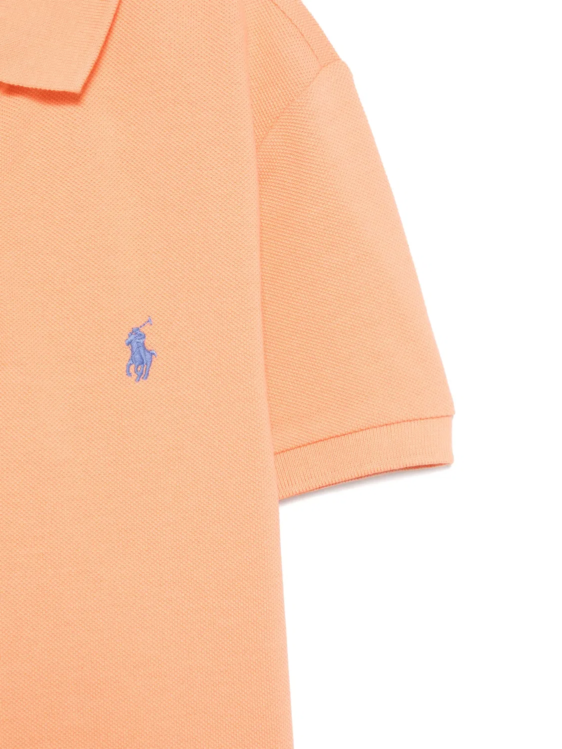 Поло с вышитым логотипом пони Polo Ralph Lauren, оранжевый — фото 2