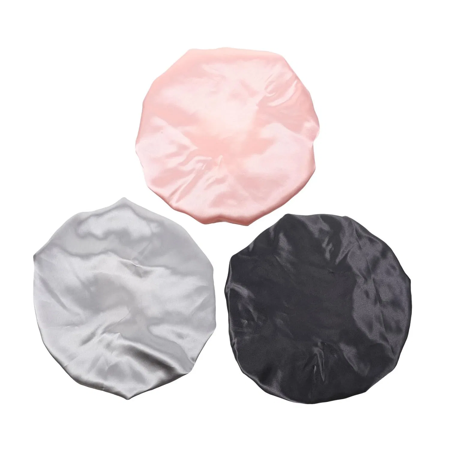 Набор шапочек для душа Satin, 9 шт, Healeved, 31x31 см, Серый, Золотой