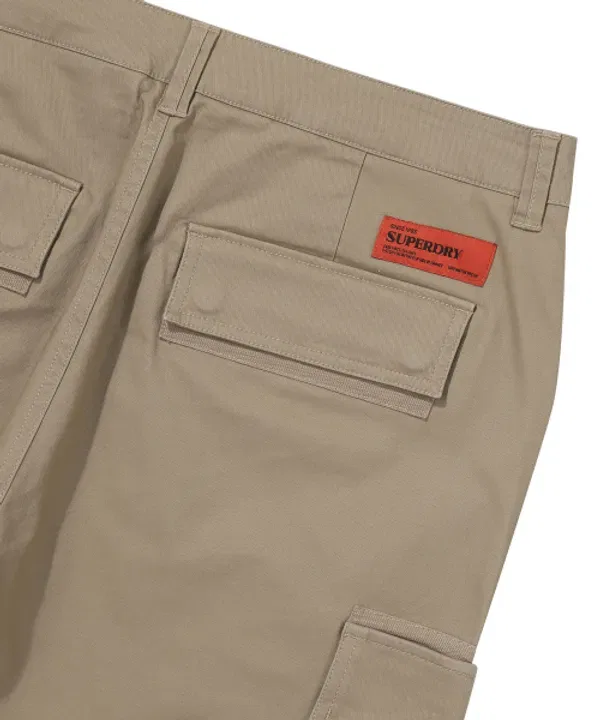 Карго джоггеры Label Superdry, темный бежевый — фото 4
