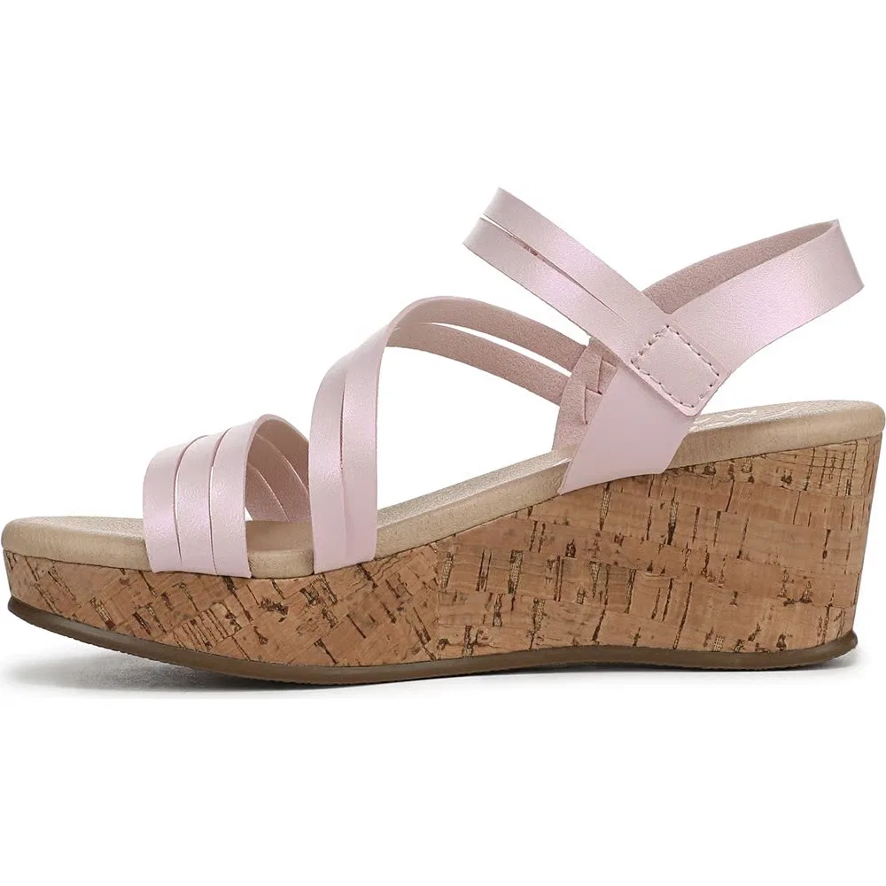 Детские сандалии на танкетке Lemonade-K Blowfish Malibu, Pink Shimmer — фото 4