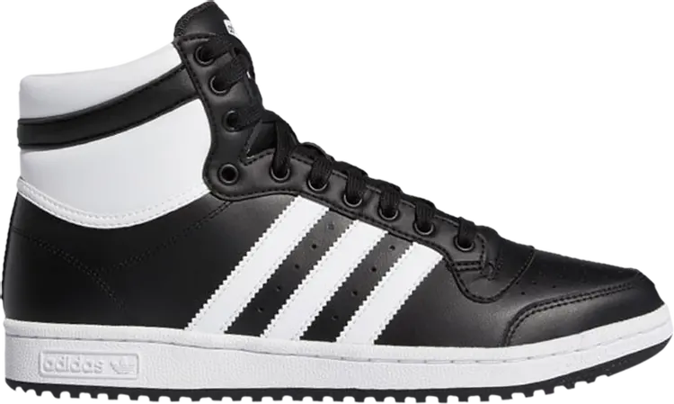 

Кроссовки Adidas Top Ten 'Black White', черный