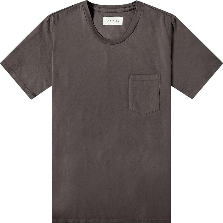 

Футболка Les Tien Classic Pocket Tee 'Vintage Black', черный