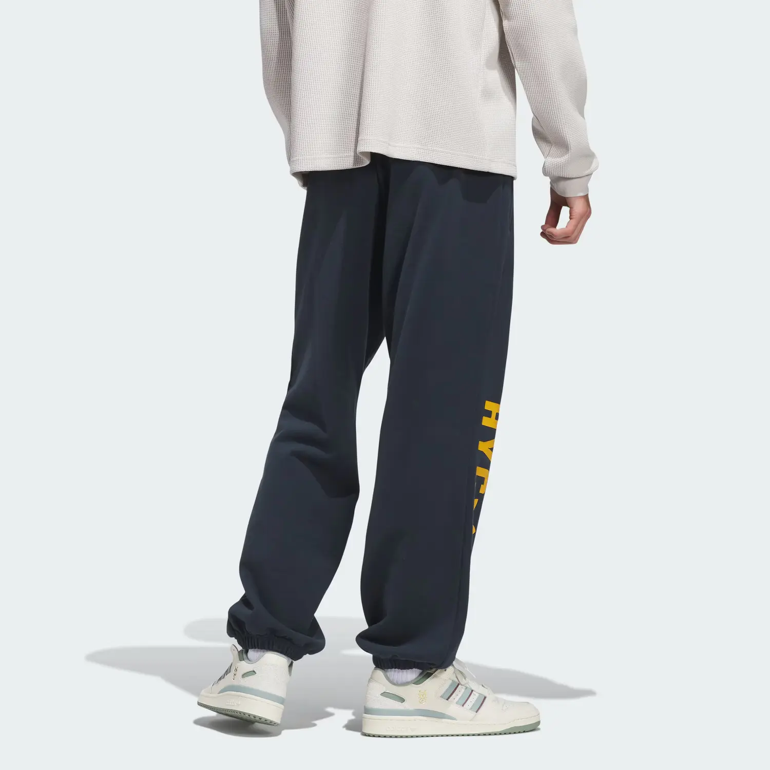Hoop york city вязаные спортивные штаны unisex Adidas Originals, синий — фото 3