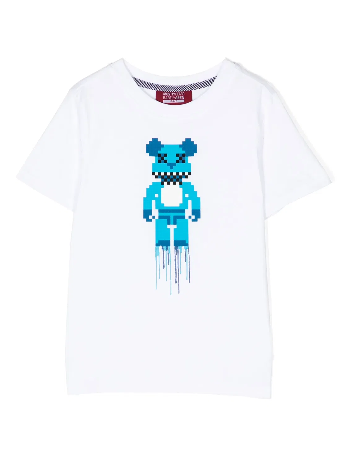 Mostly Heard Rarely Seen 8-Bit Футболка Mini Blue Bear