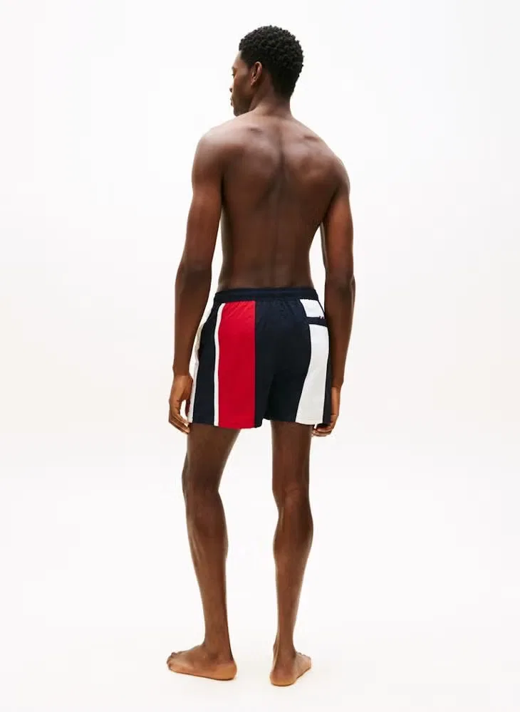 Шорты для плавания с цветными блоками Heritage Tommy Hilfiger, голубой — фото 2
