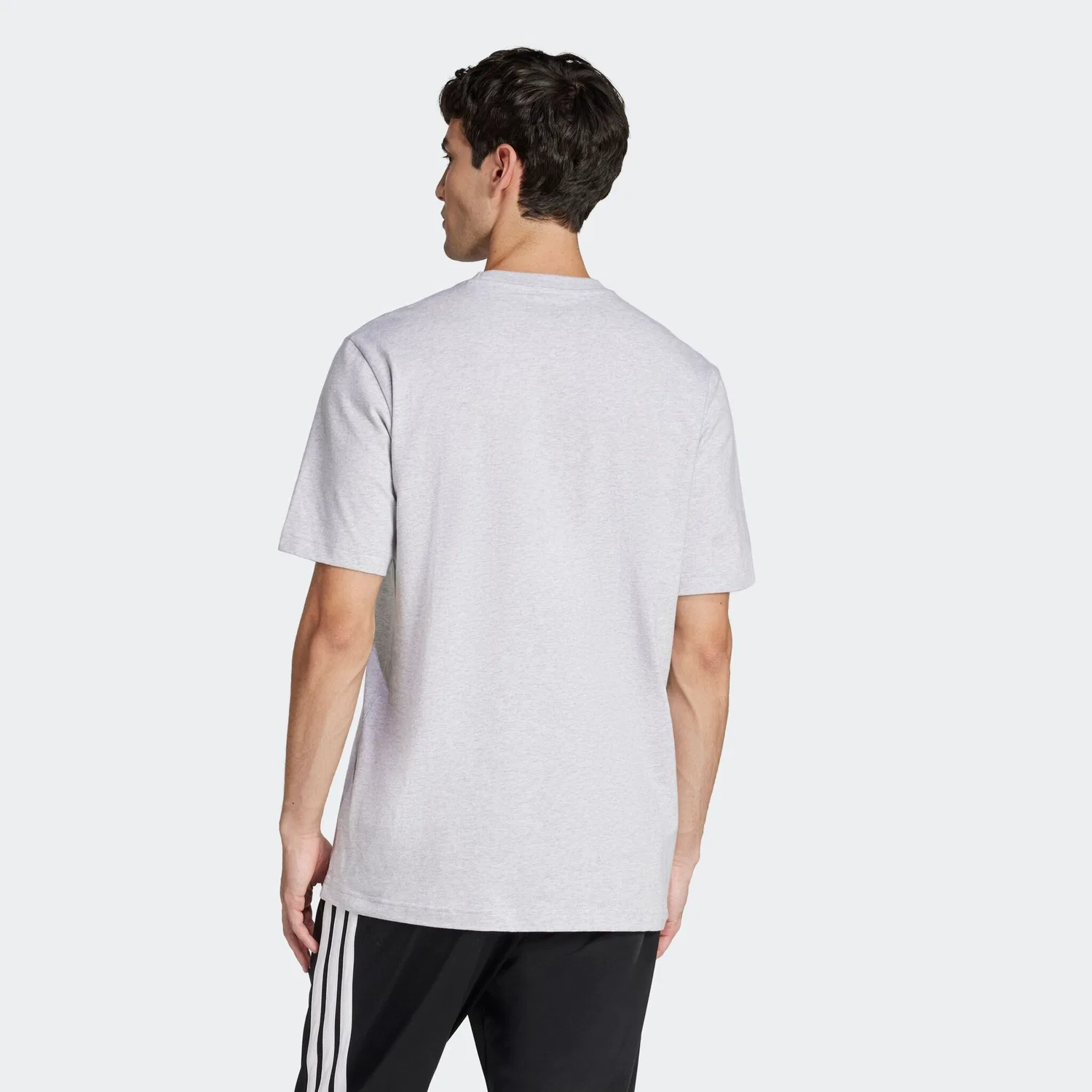 Детская футболка с графическим принтом Adidas Sportswear, Light Grey Heather — фото 2