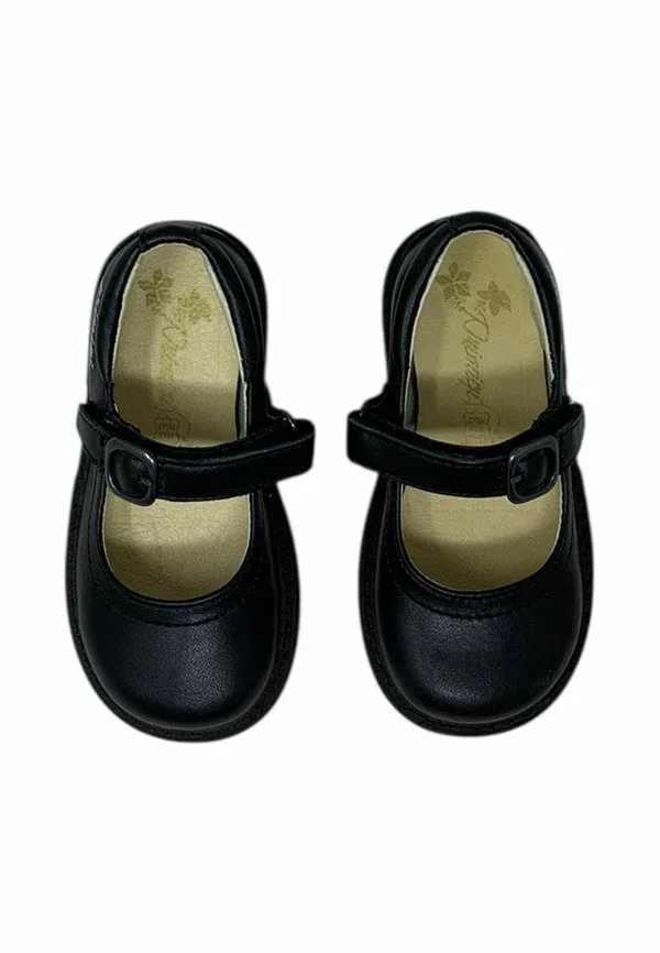 Туфли на блок-каблуке Baby shoes Primigi, черный — фото 2
