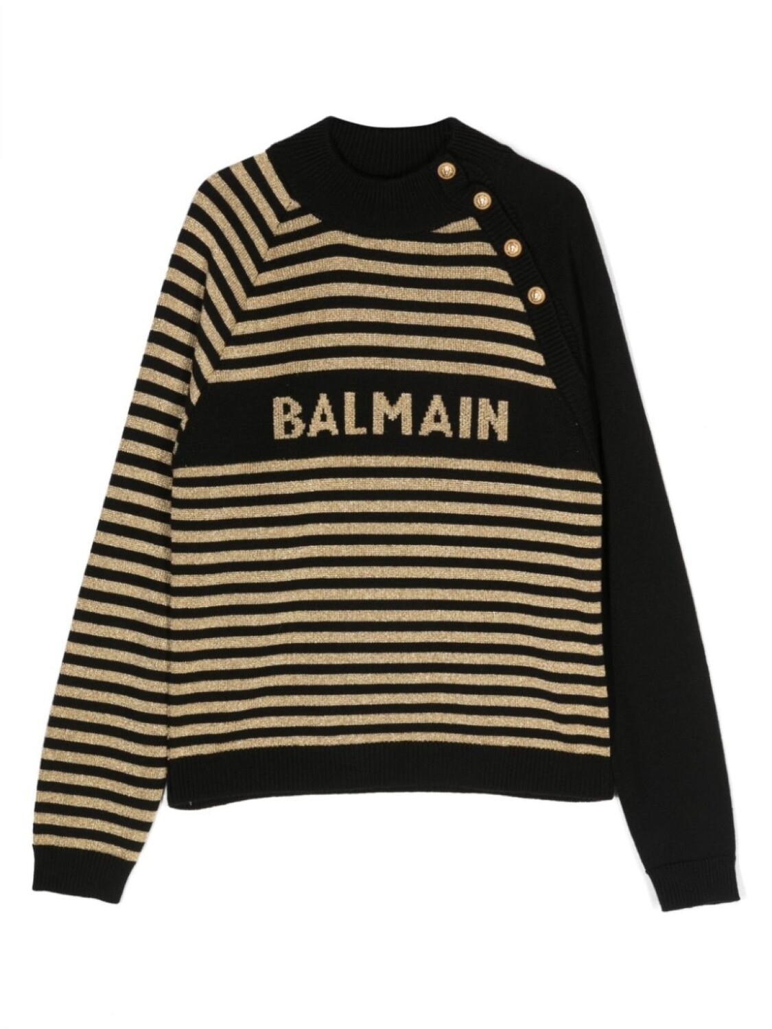 

Balmain Kids джемпер с логотипом, черный