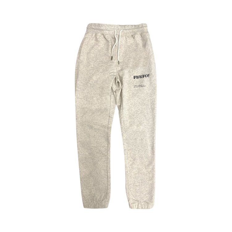 

Спортивные брюки PURPLE BRAND French Terry Gothic Wordmark Sweatpants, серый