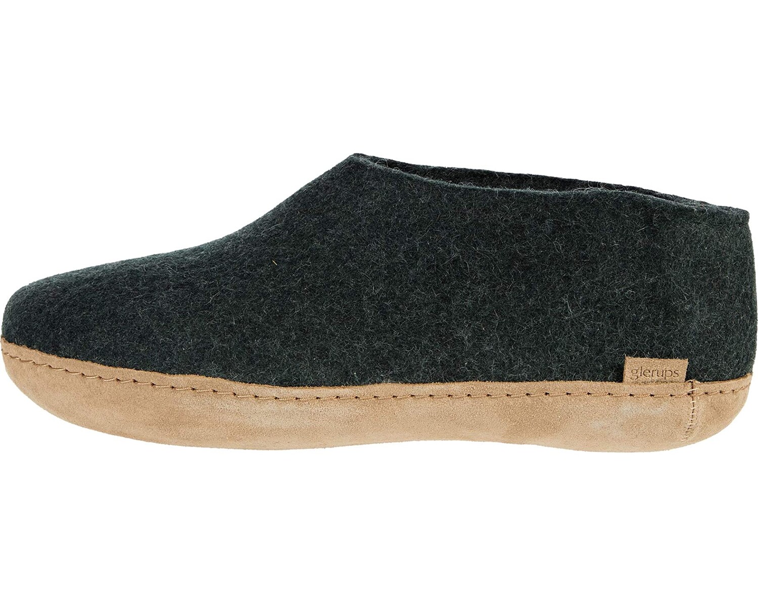 

Слипперы Wool Shoe Leather Outsole Glerups, лес