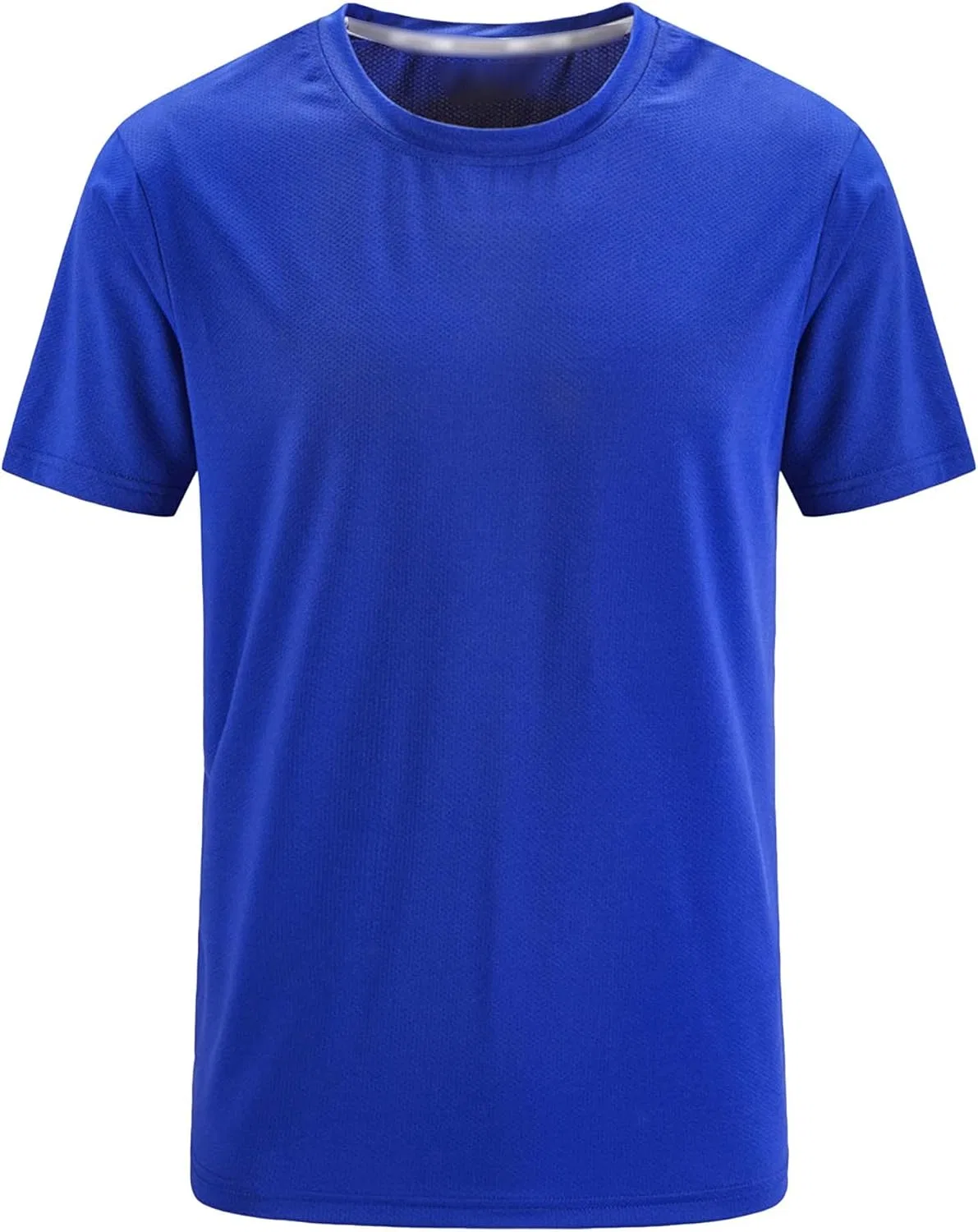 Мужская футболка для фитнеса с влагоотводящей тканью, Blue