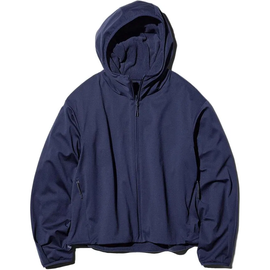 Женская куртка с капюшоном Navy Blue UNIQLO