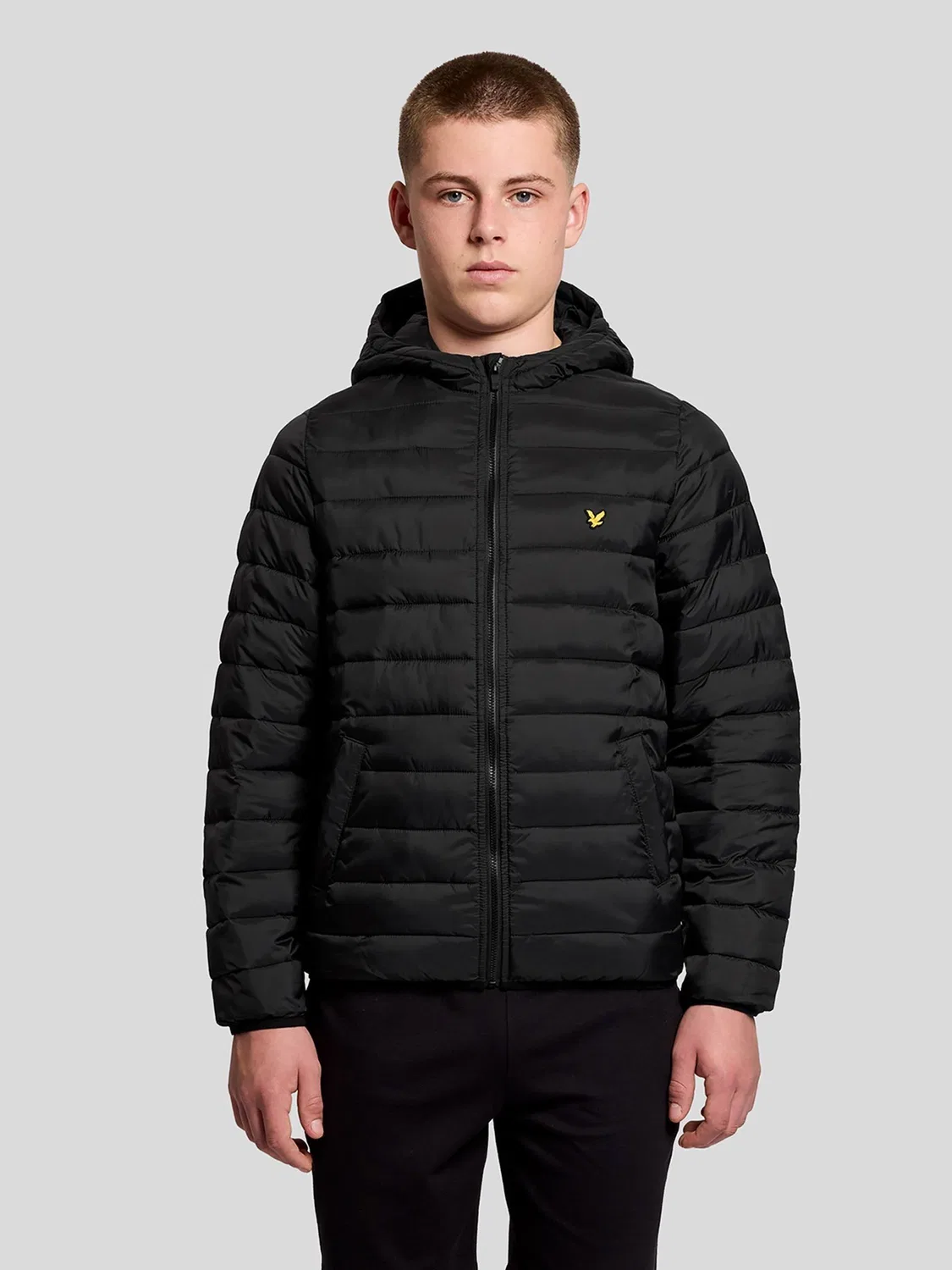 Куртка спортивная утепленная Pac-a-Jacket Lyle & Scott, черный