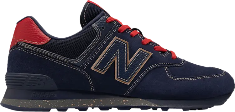 

Кроссовки New Balance 574 'Black History Month', синий