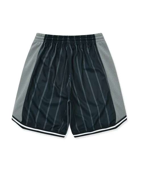 Детские шорты из сетки с полосками BROWNBREATH KIDS KIDS STRIPE MESH SHORTS, Navy — фото 3