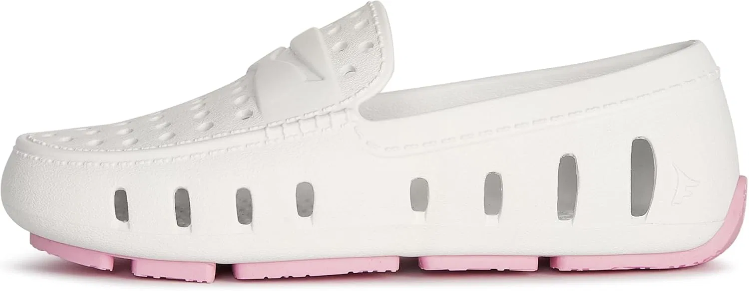Детские туфли-лоферы Prodigy Driver Floafers, Bright White/Sweet Lilac — фото 4