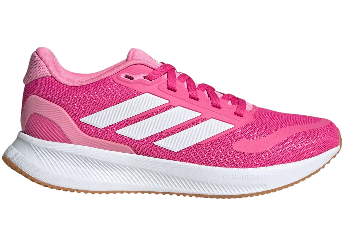 Детские кроссовки для бега с сетчатым верхом Adidas Runfalcon 5, Pulse Magenta/Cloud White/Bliss Pink