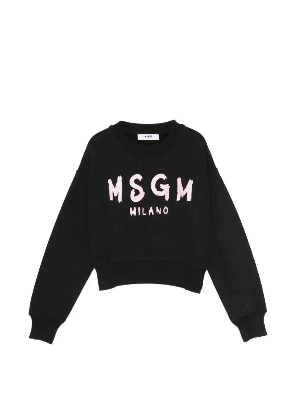 Толстовка с логотипом Msgm Kids, черный