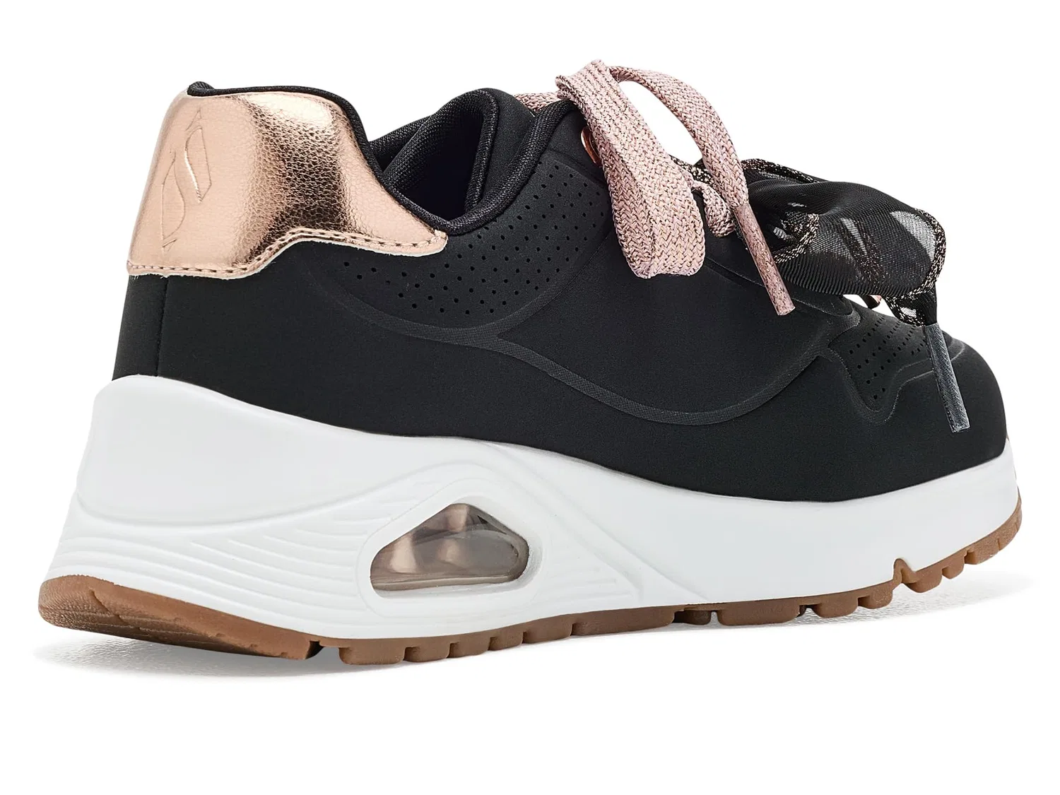 Кроссовки Uno Gen1 310936L (для маленьких и больших детей) Skechers Kids, Black/Rosegold — фото 4