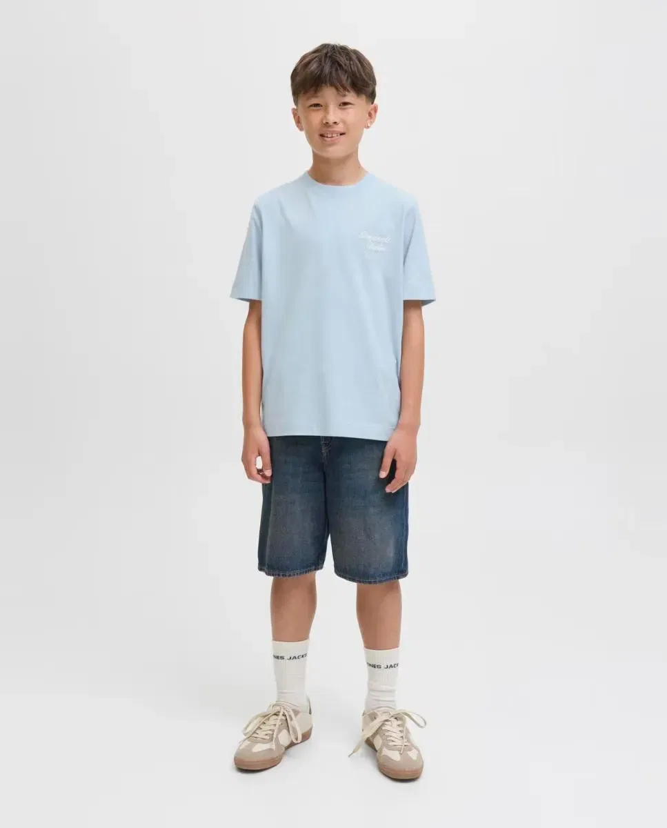 Детская футболка для мальчиков с длинным рукавом Jack & Jones, Azul Claro