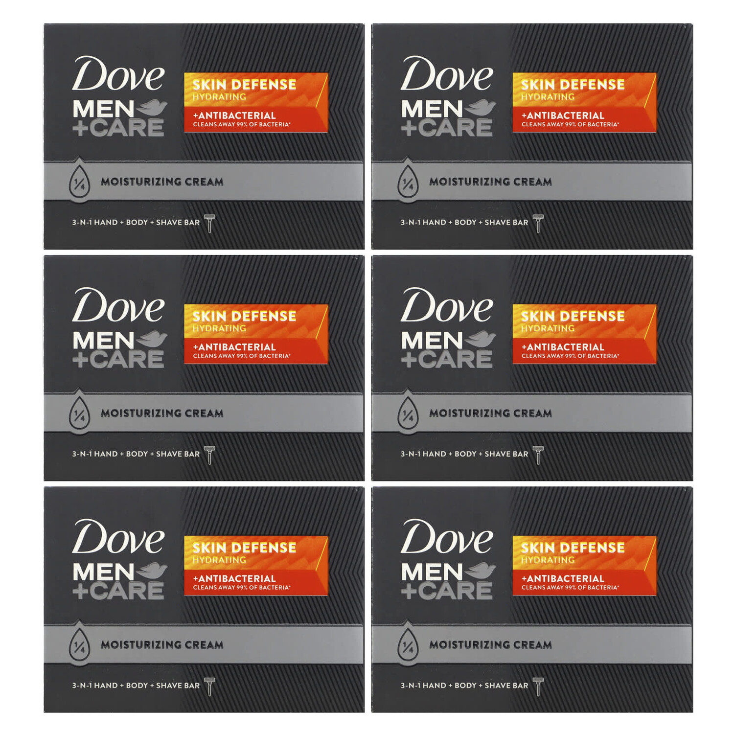 

Средство Dove для защиты кожи, 6 штук по 106 г