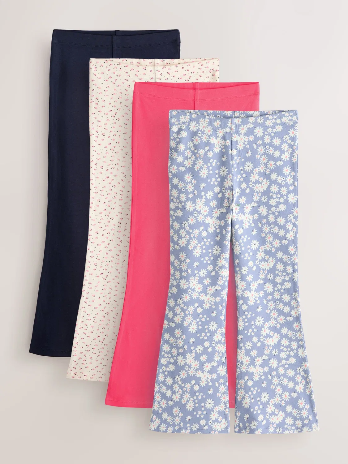 Леггинсы флейр 4 шт, Ditsy Blue/Red Next