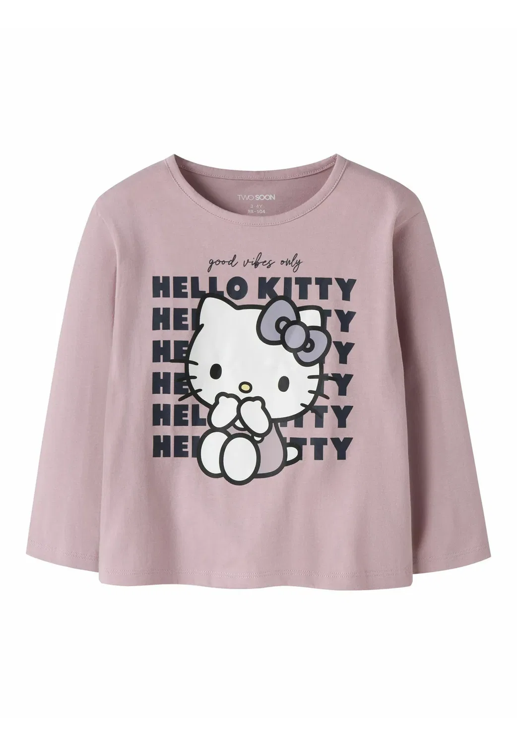 Футболка с длинными рукавами Hello Kitty - топ с длинными рукавами Two Soon, Dawn Pink