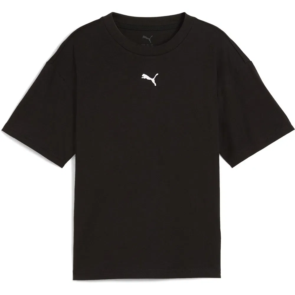 Футболка свободного кроя Puma Ess Boxy short sleeve T-shirt, черный