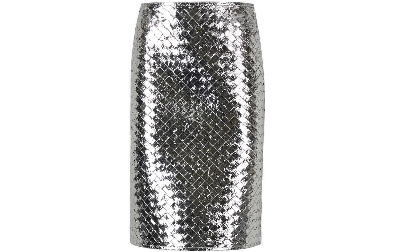 

Юбка Bottega Veneta длинная, серебристый
