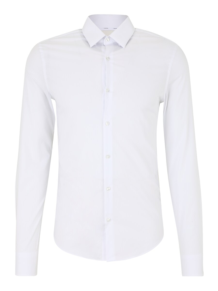 

Рубашка на пуговицах классического кроя Calvin Klein Essential, White