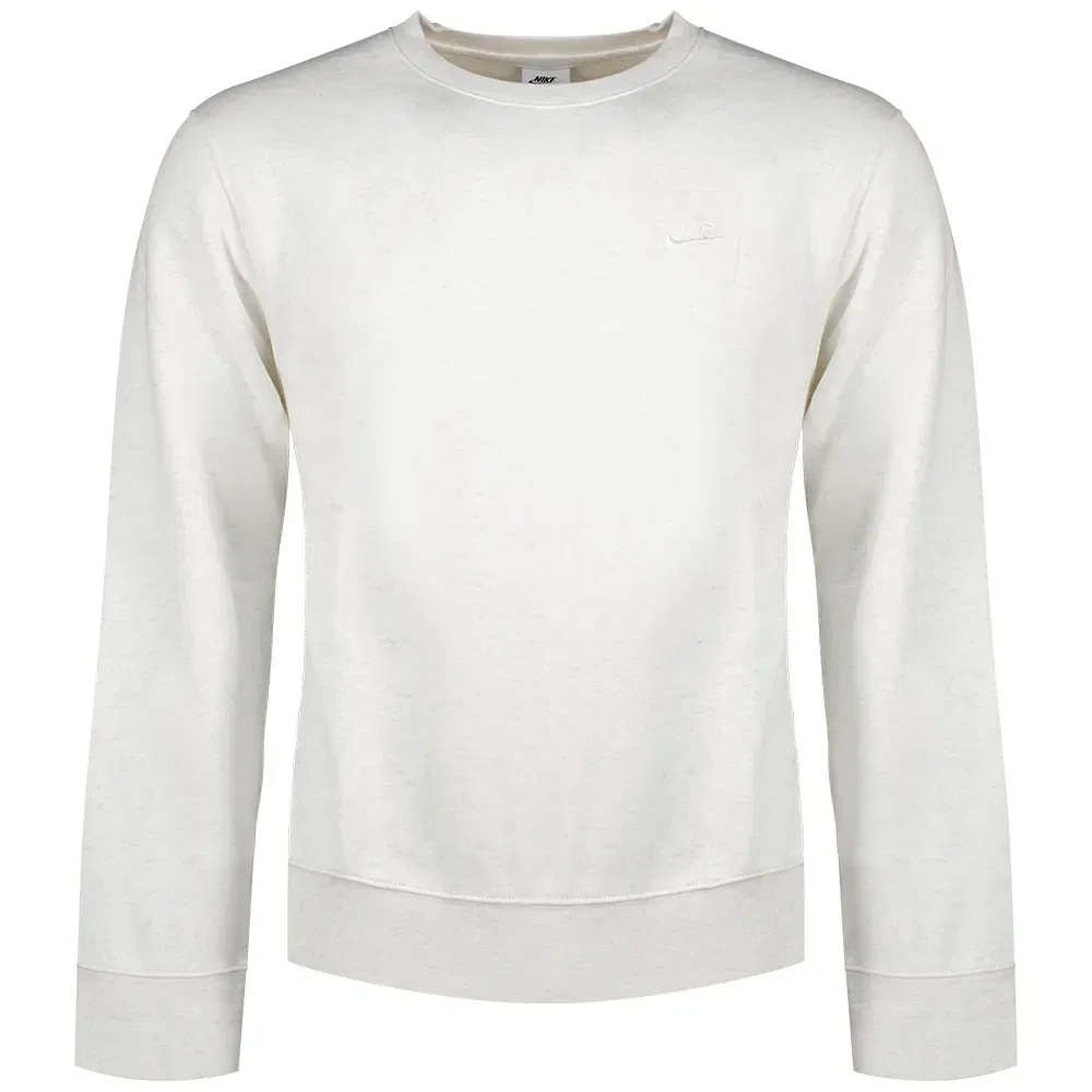 Мужской свитшот хлопковый Nike Club, White