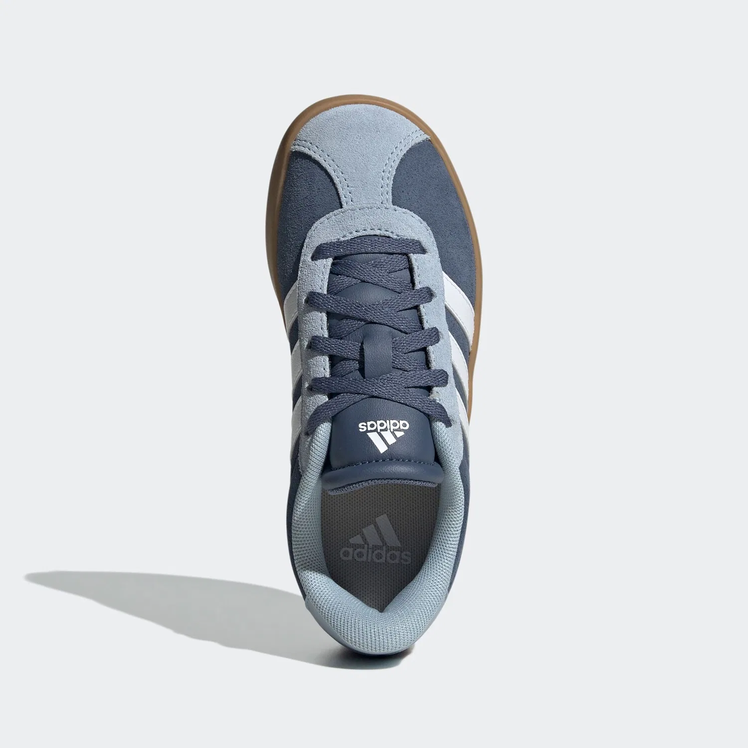 Детские кожаные кроссовки с амортизацией Adidas Sportswear, Preloved Ink/Ftwr White/Wonder Blue — фото 4