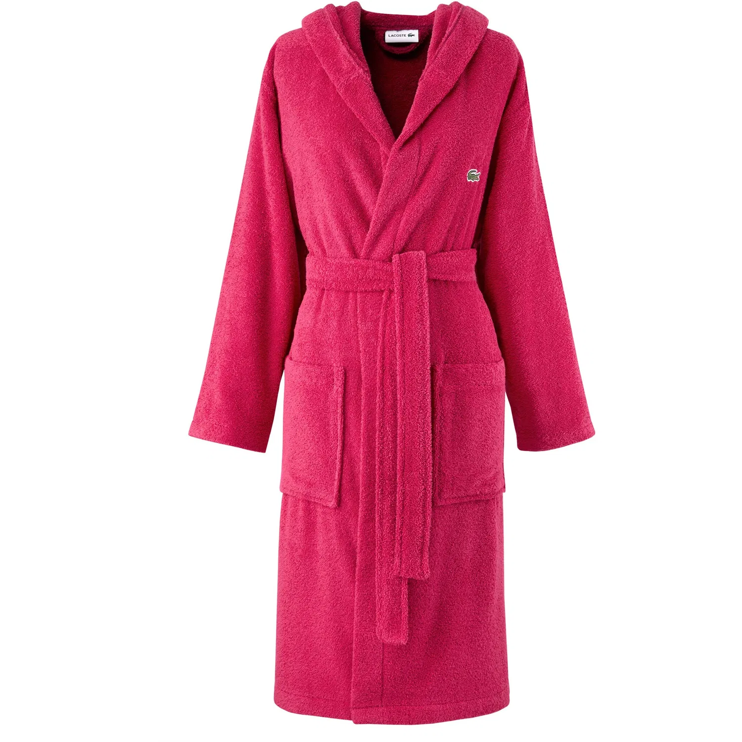 Халат Lacoste L OPEN с капюшоном, Bigarreau