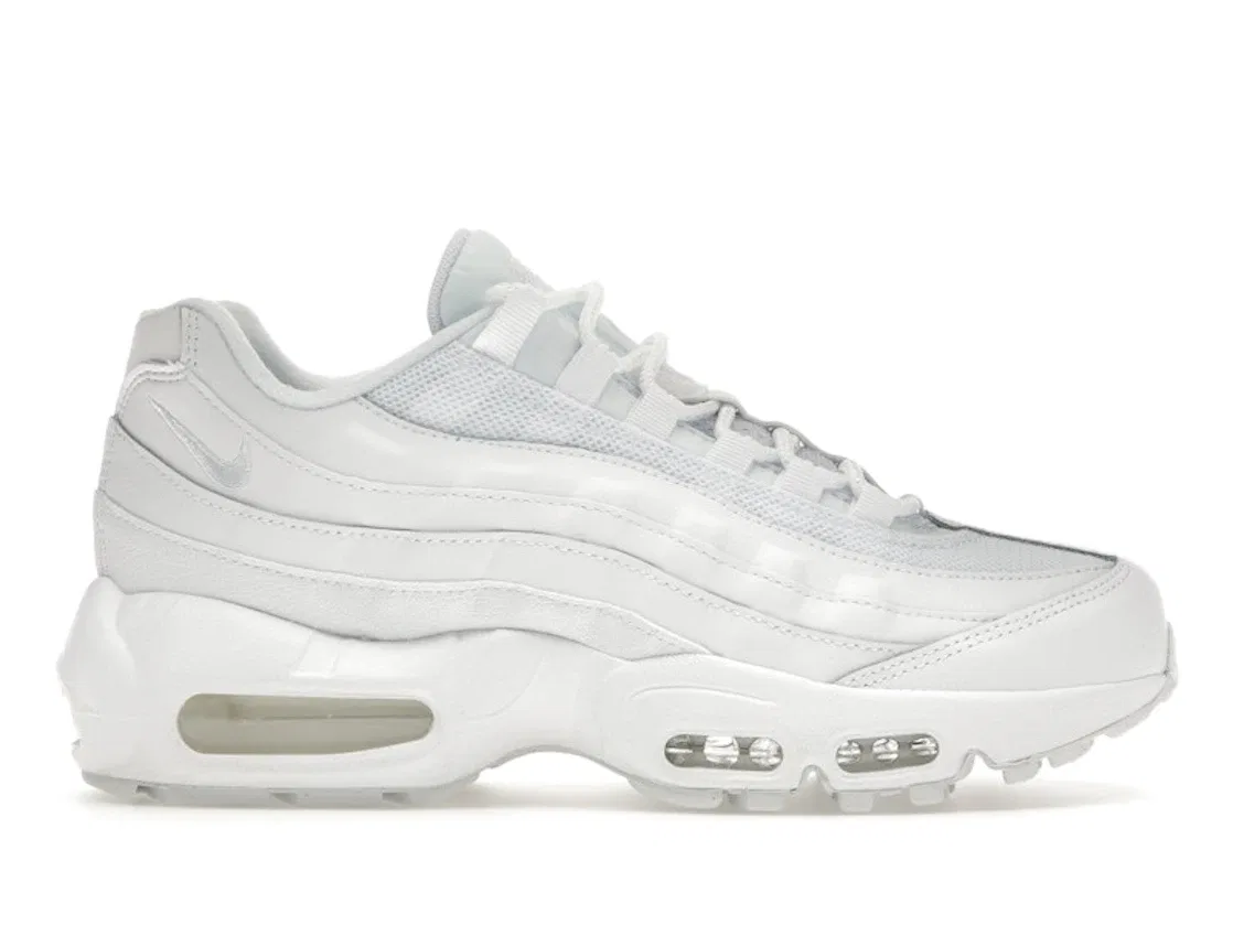 Детские кроссовки Lifestyle с оригинальным дизайном Nike Air Max 95 Recraft, White/White-White-White