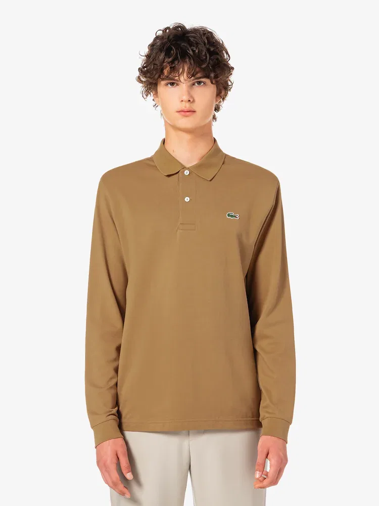 Футболка с длинным рукавом Regular Fit LACOSTE, Ocher