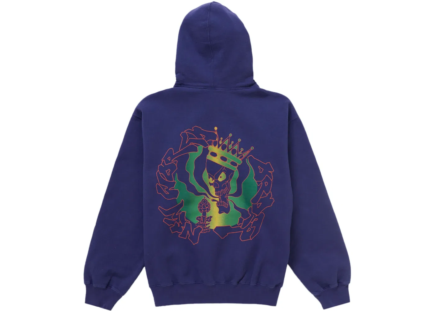 Мужская худи Supreme New World Order, Purple — фото 2