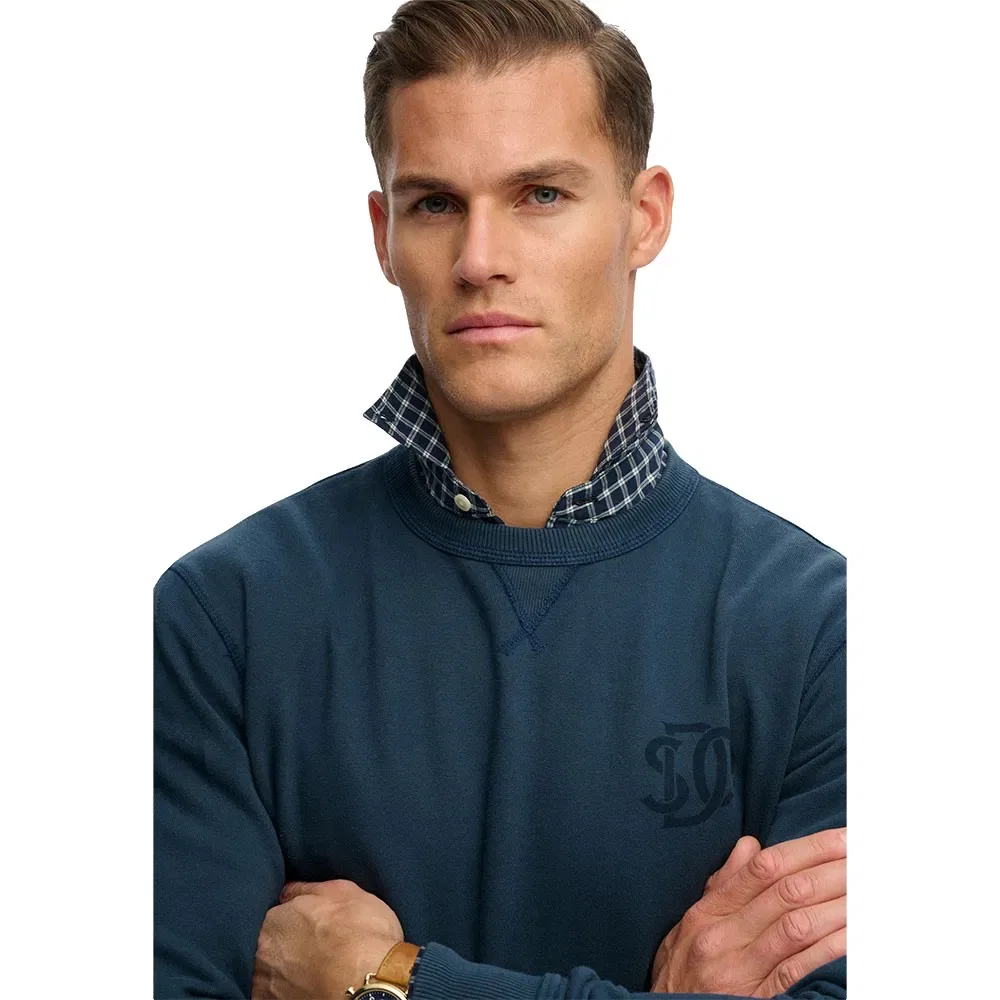 Мужской свитшот с принтом Merchant Superdry, Blue — фото 4