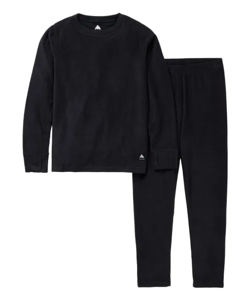 Детский комплект флисового термобелья с длинным рукавомBURTON, Black