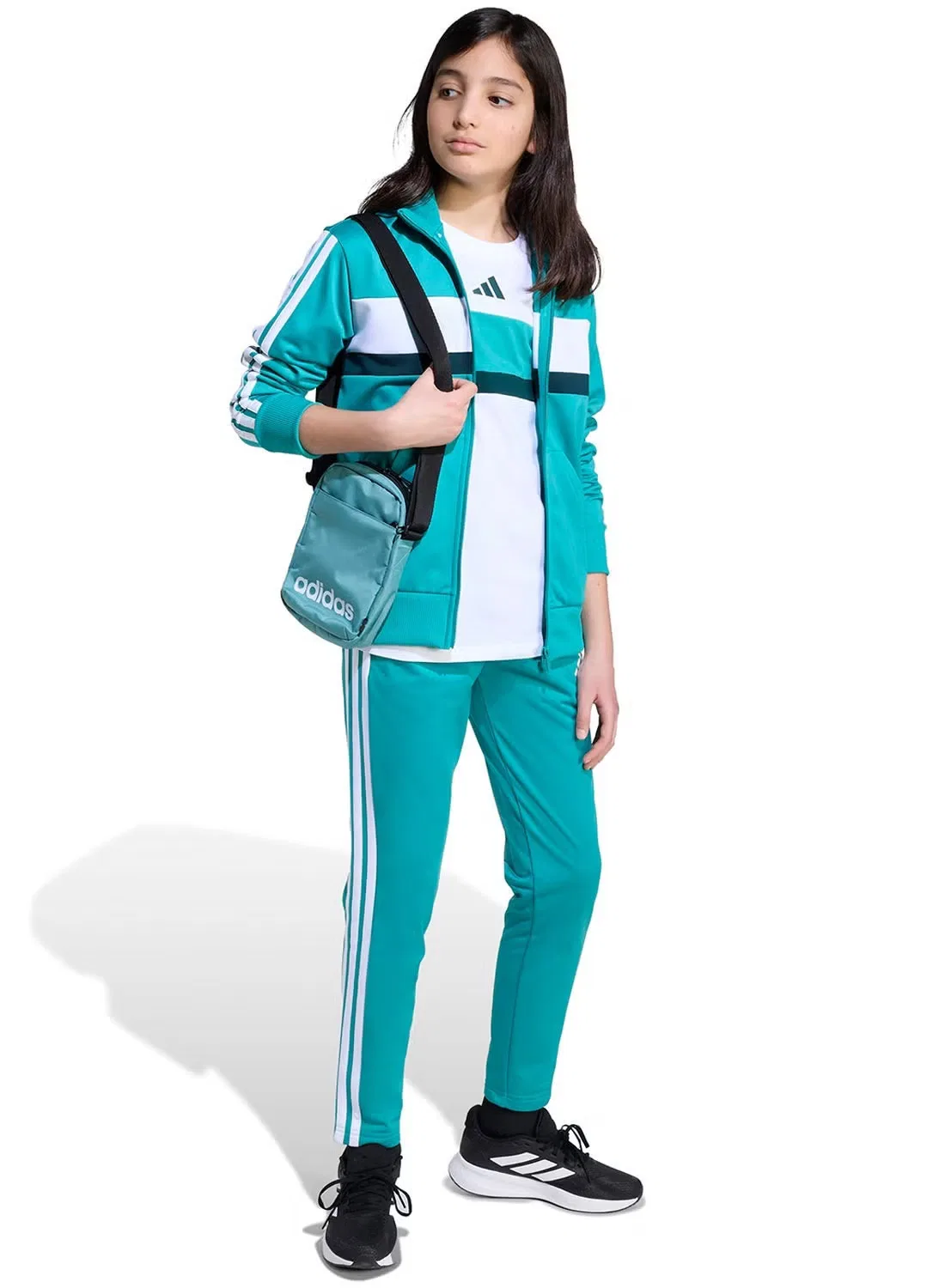 Футболка с полосатым принтом с коротким рукавом Tiberio Adidas — фото 4