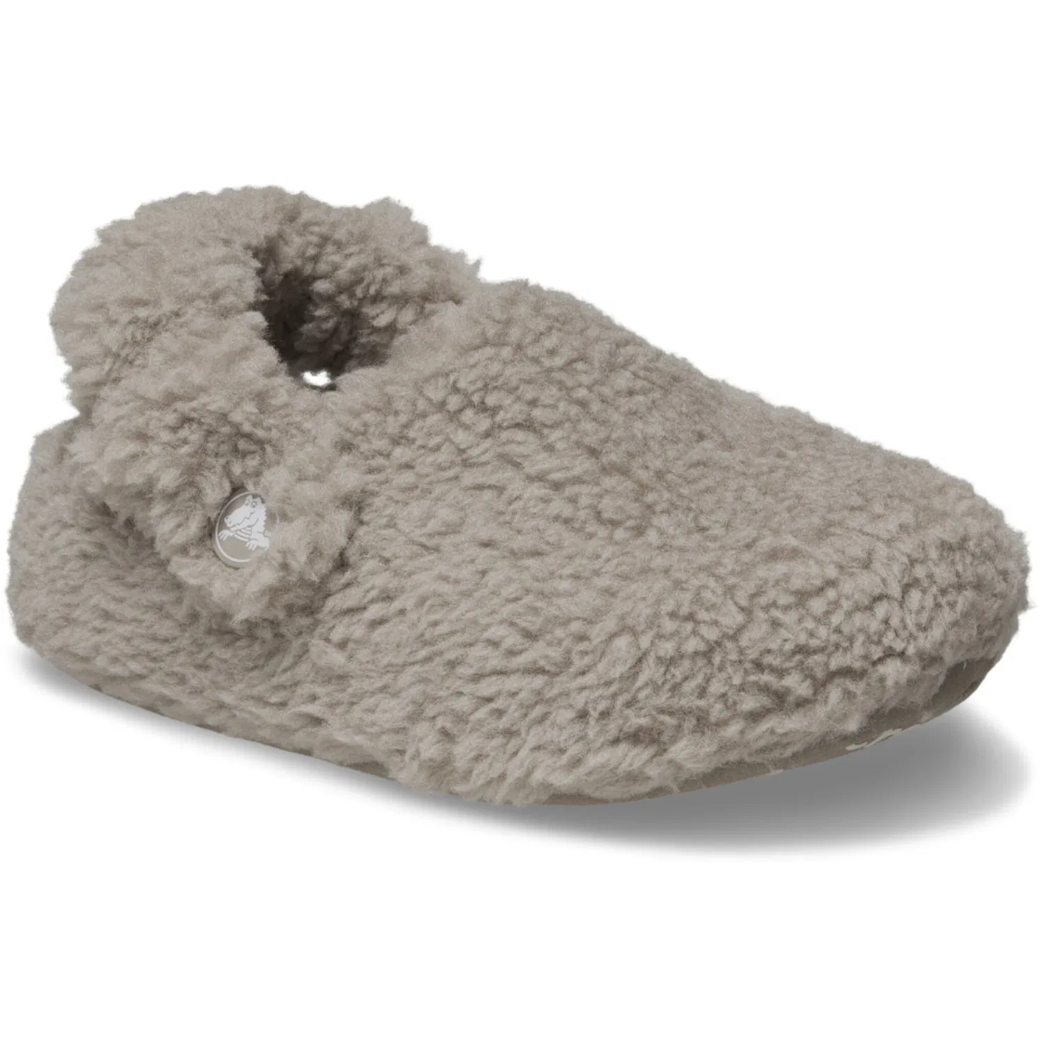 Детские домашние тапочки с искусственным мехом Crocs, Brown