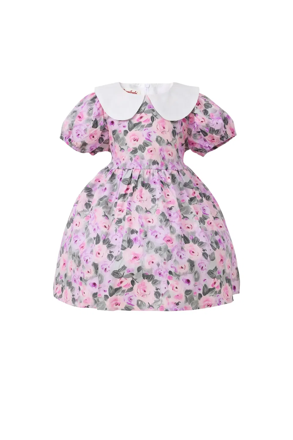 Платье с принтом Rose pattern Cinda, Lilac — фото 2