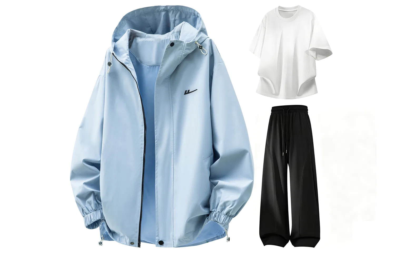 Детский комплект из куртки-ветровки и брюк с принтом Windbreaker Jacket & Pants WARRIOR