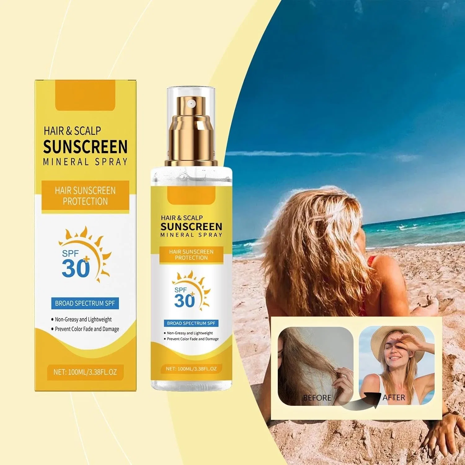 Спрей для волос и кожи головы с SPF 30, 100 мл Generisch — фото 4